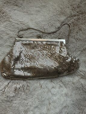Silver Mesh Evening Coin purse
